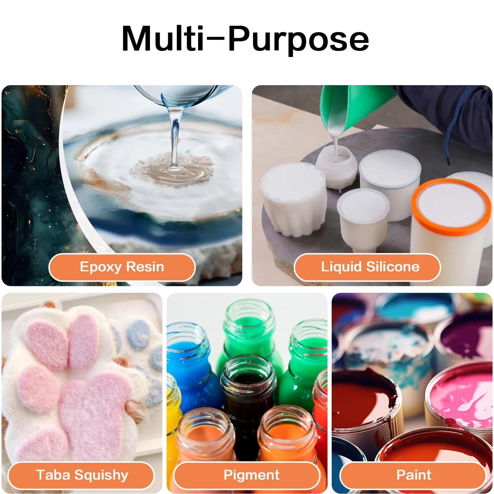 Electric Resin Stirrer Electric Resin Mixer with Stand Minimizing Bubbles  Glue Coatings Stirring Machine 5 Adjustable Speeds