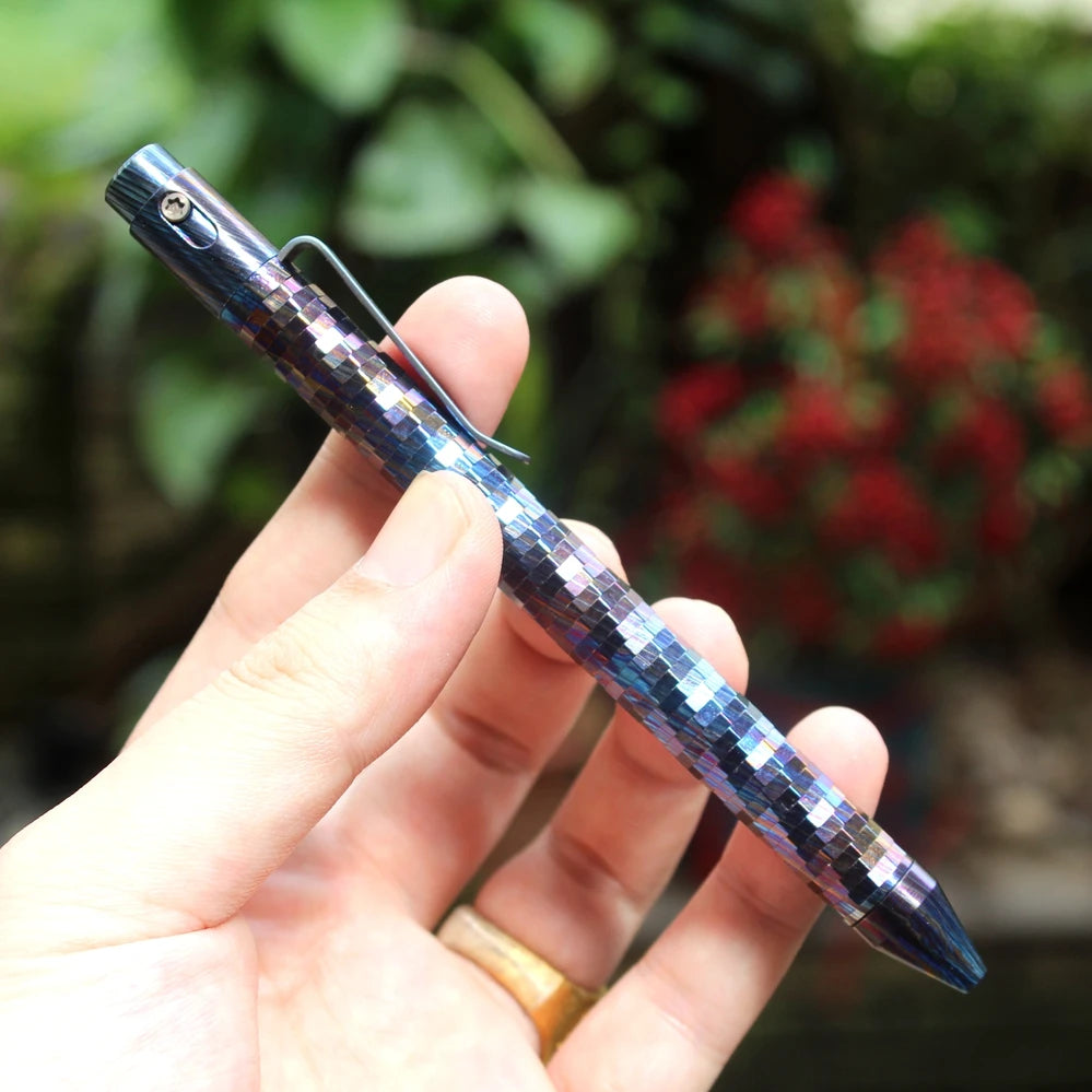 EDC Titanium Alloy Pen With Collection Writing Multi-functional Portable Outdoor EDC Tools
