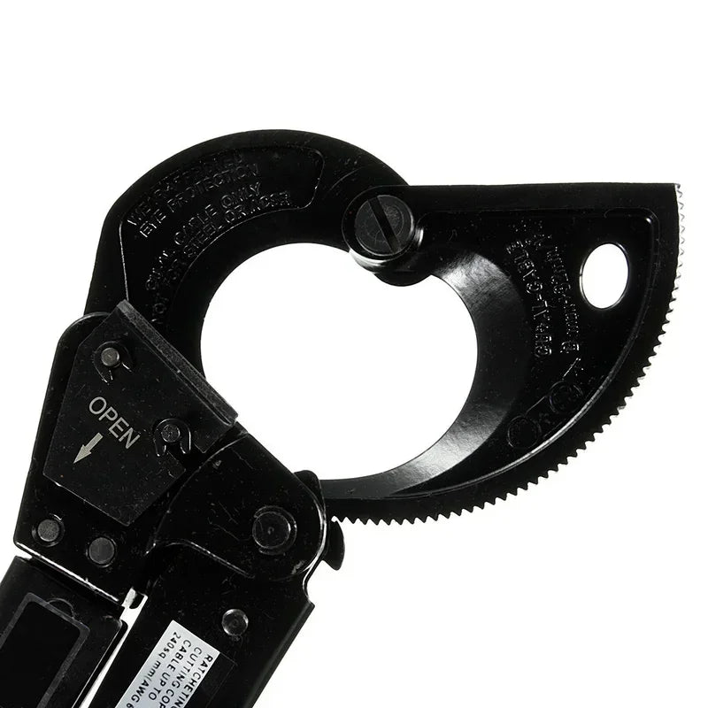 Cutting Pliers Ratchet Cable Cutter Ratcheting Metal Wire Cut Up To 240mm2 Cutting Hand Tool