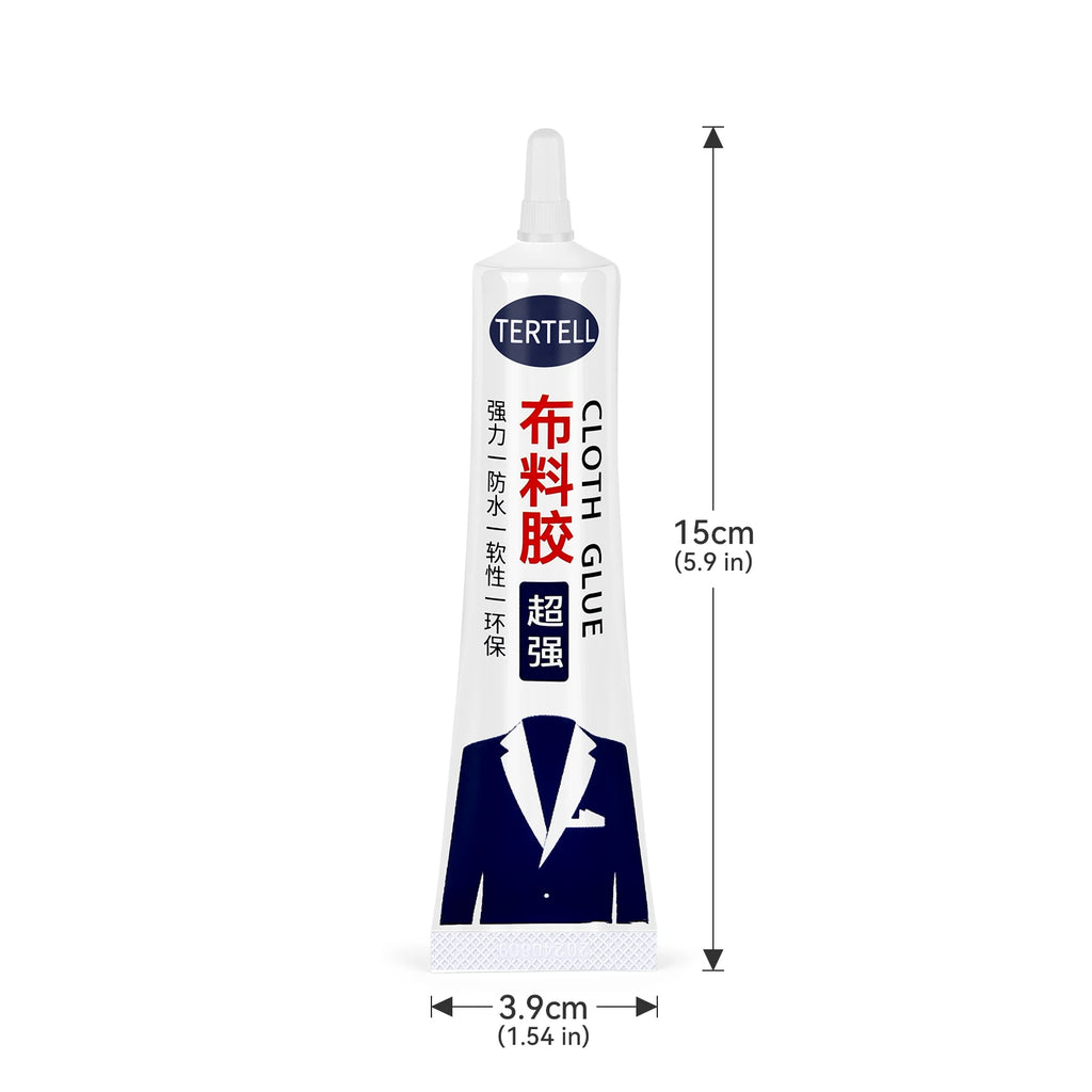 Fabric Glue Quick Dry Fabric Patching Glue Versatile Fabric Repair Seam Adhesive Waterproof for Clothing Textiles