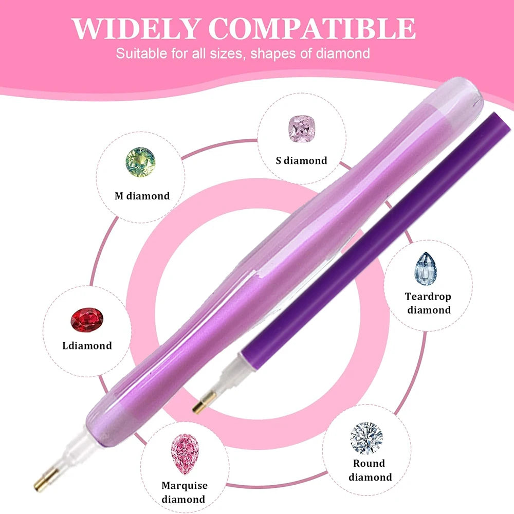 Electric Diamond Painting Vacuum Pen Tools Kit USB Powered Suction Stylus Accessories DIY 5D Mosaic Embroidery Art Pencil Set ﻿