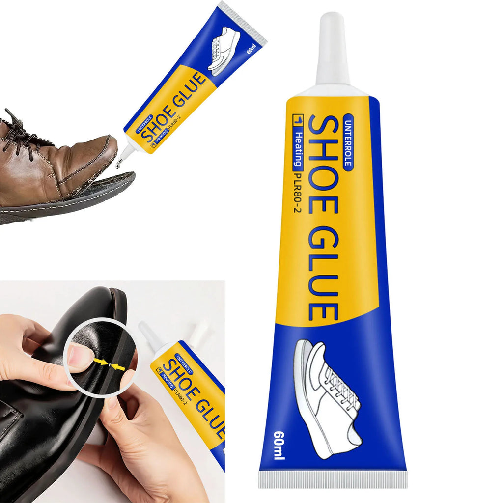 Clear Shoe Repair Adhesive Low Odor Strong Adhesive Soft Resin Shoe Glue for Fixing Worn Shoes or Boots