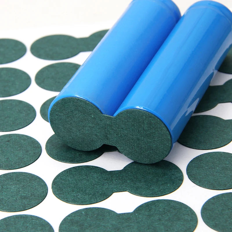 25~500pcs 18650 21700 Li-ion Battery Insulation Gasket 1S - 8S Pack Cell Barley Adhesive Paper Insulate Tool Glue Electrode Pads