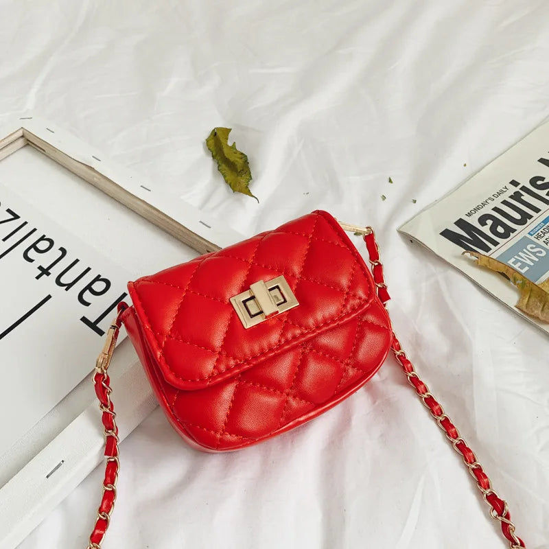 1Pc Mini Bag Crossbody Bag Fashion Girl Bag Child Bag Clothes Decorative Accessories Coin Purse Bag