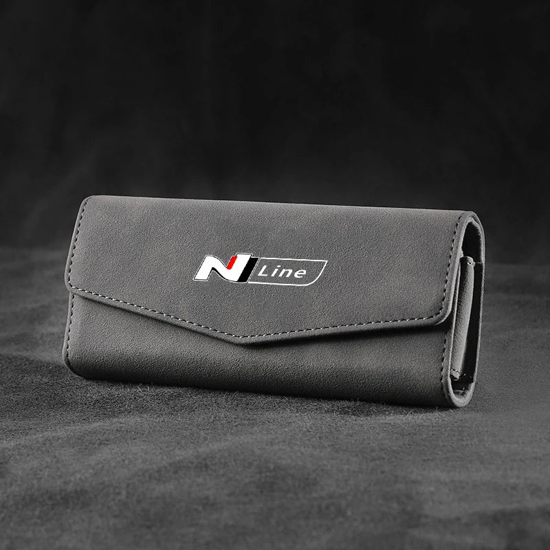 Car Glasses Case Sunglasses Storage Box Clip For Hyundai Sonata Elantra Tucson N Line Veloster Kona i30 i20 i10 Accessories