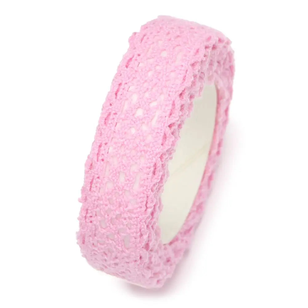 2Yards/pc Wedding Decor DIY Craft Self-adhesive Lace Fabric Trim Trimming Ribbon Cloth Tape Lace Tapes Sticker