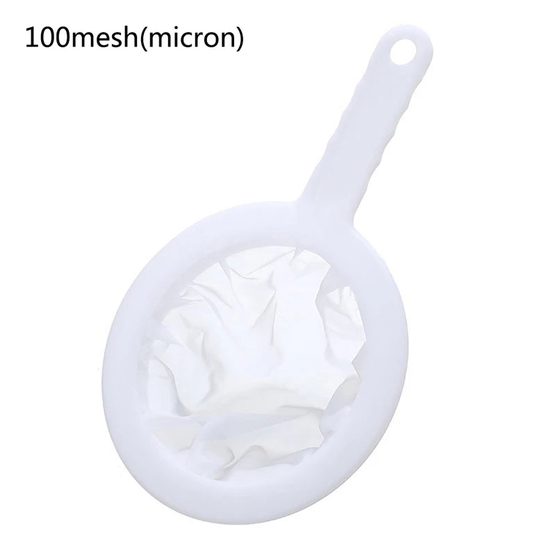 80/100/120/200/400 Mesh Ultra-fine Mesh Strainer Kitchen Nylon Mesh Filter Spoon for Suitable for Soy Milk Coffee Milk Yogurt