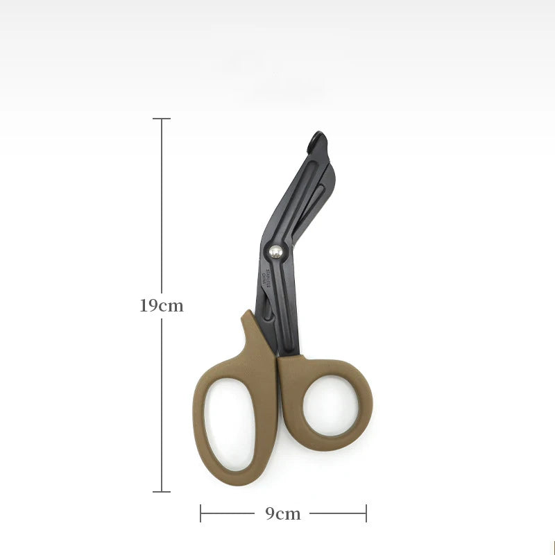 Tactical EMT Paramedic Survival Rescue Scissors - Trauma Emergency First Aid Shears for Wound Treatment with Gauze Outdoor