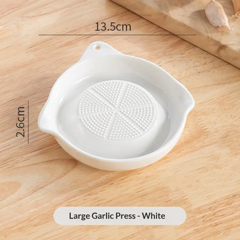 Ceramic Garlic Grater Plate Japanese Style Porcelain Ginger Wasabi Grinder With Spout Kitchen Pasta Making Tool Kitchen Supplies