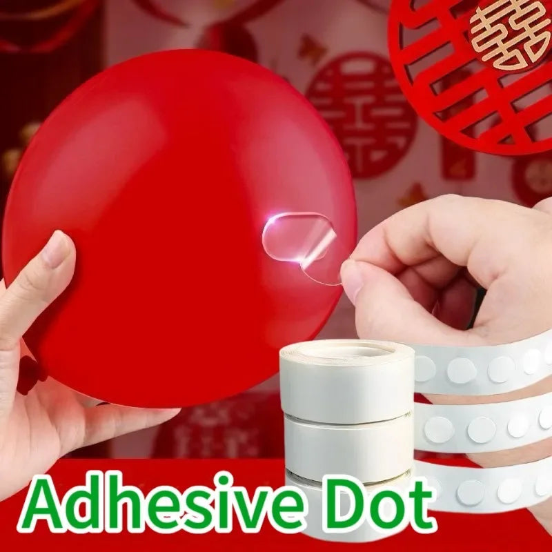 100-1000pcs Transparent Dots Glue Removable Double Sided Tape Adhesive for Paste Scrapbook Journal Photo Memo Pad Household