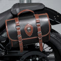 New PU Leather Motorcycle SaddlebagsWaterproof Side Bag Motorcycle Accessories