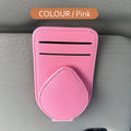 Car Sunglasses Holder Clip Universal Auto Sun Visor Eyeglass Hanger Cards Glasses Storage Bracket Leather Interior Accessories