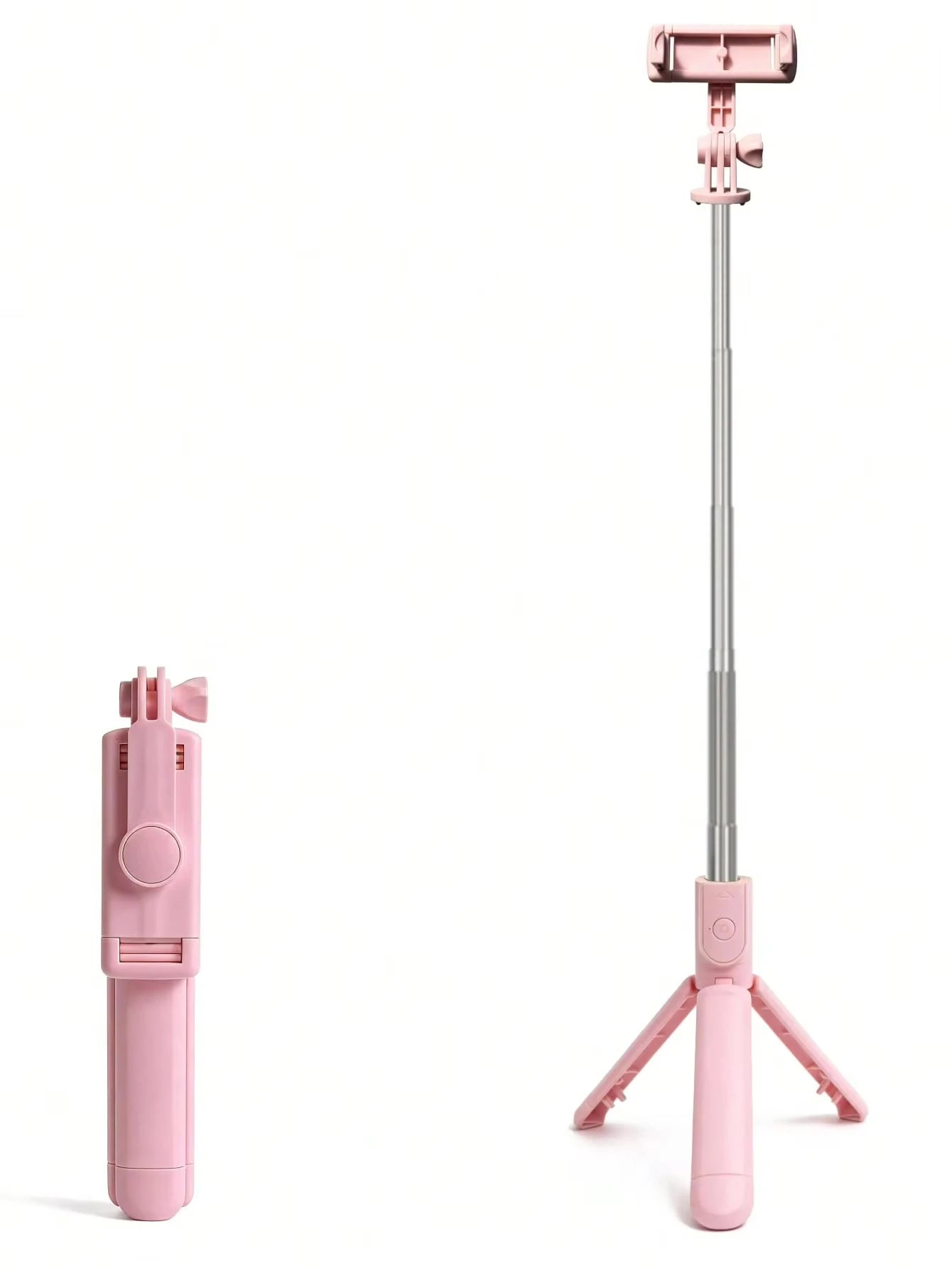 1PC Selfie Stick Wireless Selfie Stick With Tripod Stand Selfie Stick , Remote Control, Phone Holder And Built-In Tripod
