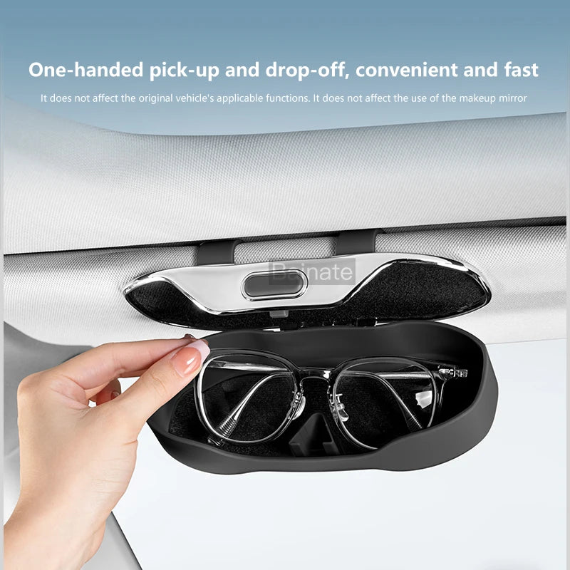 Car Sunglasses Storage Box Visor Glasses Clip For CHERY JAECOO J7 PHEV JAECOO J8 J5 EV 2024 2025 Car Interior Accessories