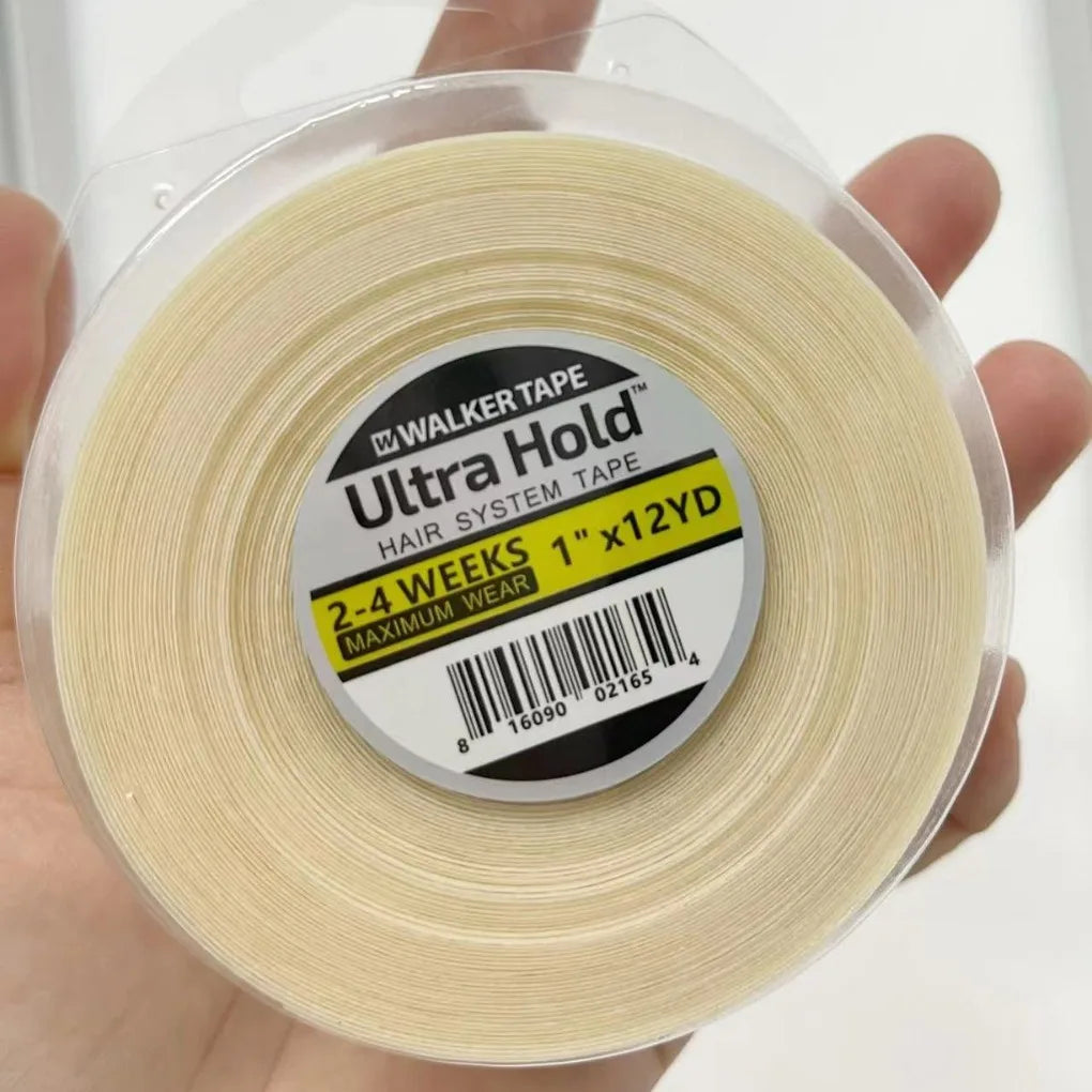 1 inch (2.54cm) 3yard 12yard Ultra Hold Hair System Tape Double Sided Adhesive Tape for Toupee Wig Hair Pieces
