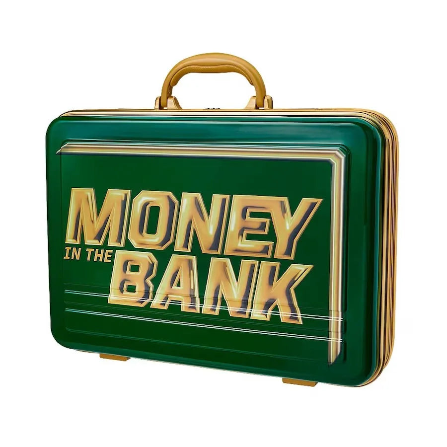 Championship Contract Case Money in The Bank Replica Green Briefcase Collectible Gift Wrestling Merchandise