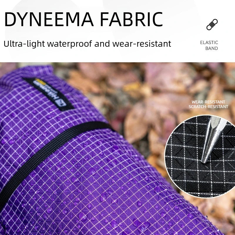Hikeman 12L Backpack Top-Lid Outdoor Hiking Accessory Pouch Dyneema Waterproof Bag Expandable Backpack Top Compartment