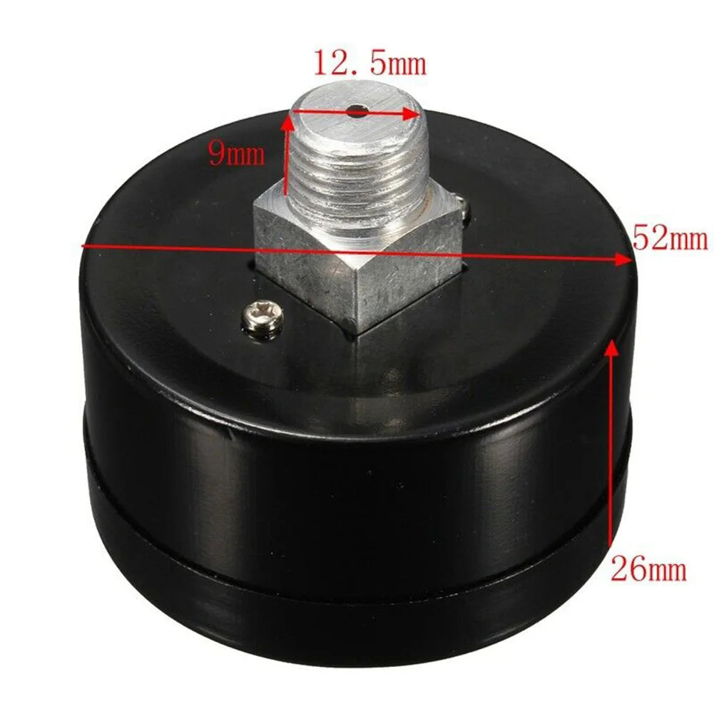 0-180PSI 0-12Bar Water Pressure Dial Hydraulic Pressure Gauge Meter Manometer For Air Compressor