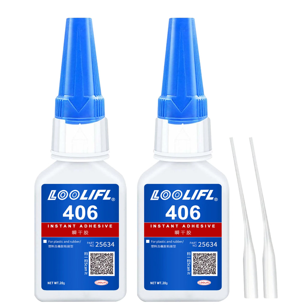 20g 406 High-Quality Cyanoacrylate Super Adhesive for Quick Repair,Suitable for DIY Repair of Wood, Plastic, Models, Metals, Etc