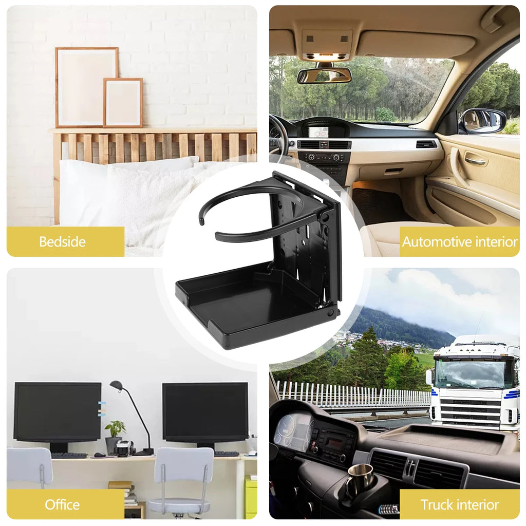 3Pcs Car Drink Cup Bottle Holder Auto Drink Rack Stand for Water Bottles Ashtray Adjustable Folding Car Coffee Cup Holder