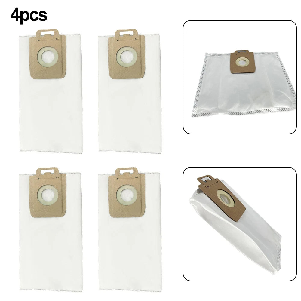 4pcs Dust Bags For Nilfisk Eco,P10/P12/P20/ P40 For Jubileum Replace Number 107407639,128389187 Vacuum Cleaner Parts
