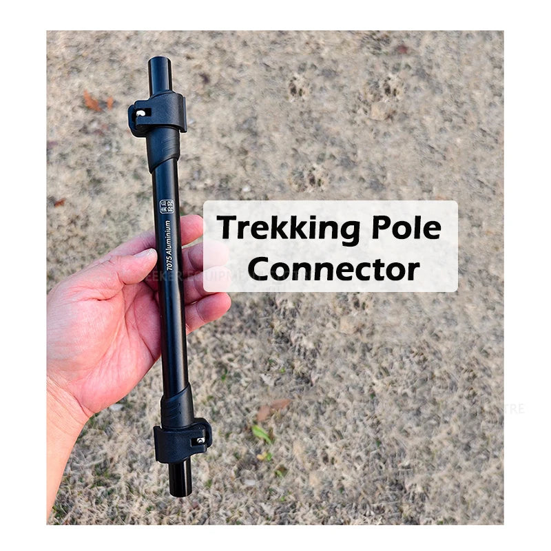 Trekking Pole Adapter Turn Into Tent Pole for Awning Shade Canopy Accessories Outdoor Hiking Ultralight Camping Equipment
