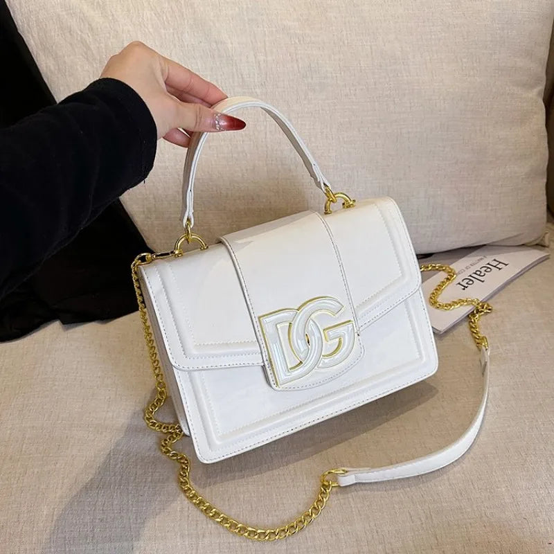 Vintage Fashionable Diaper Bag Women Classic Designer Handbag Leather Shoulder Crossbody Purse Tote Shopper Satchel Style