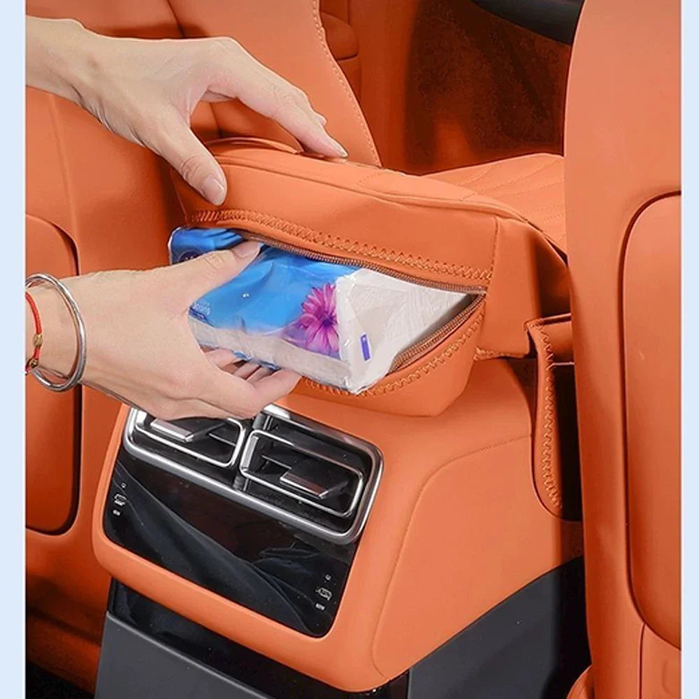 Car Armrest Pad For Toyota Land Cruiser Prado LC250 2024 2025 Car Box Height Increase Protective Cover Storage Bag Auto Styling