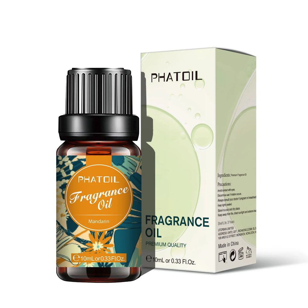 PHATOIL 1/2/6/10pcs 10ml Fruity Fragrance Oil For Aromatherapy Cherry Apple Strawberry Mango Coconut Lemon Fragrance Aroma Oils