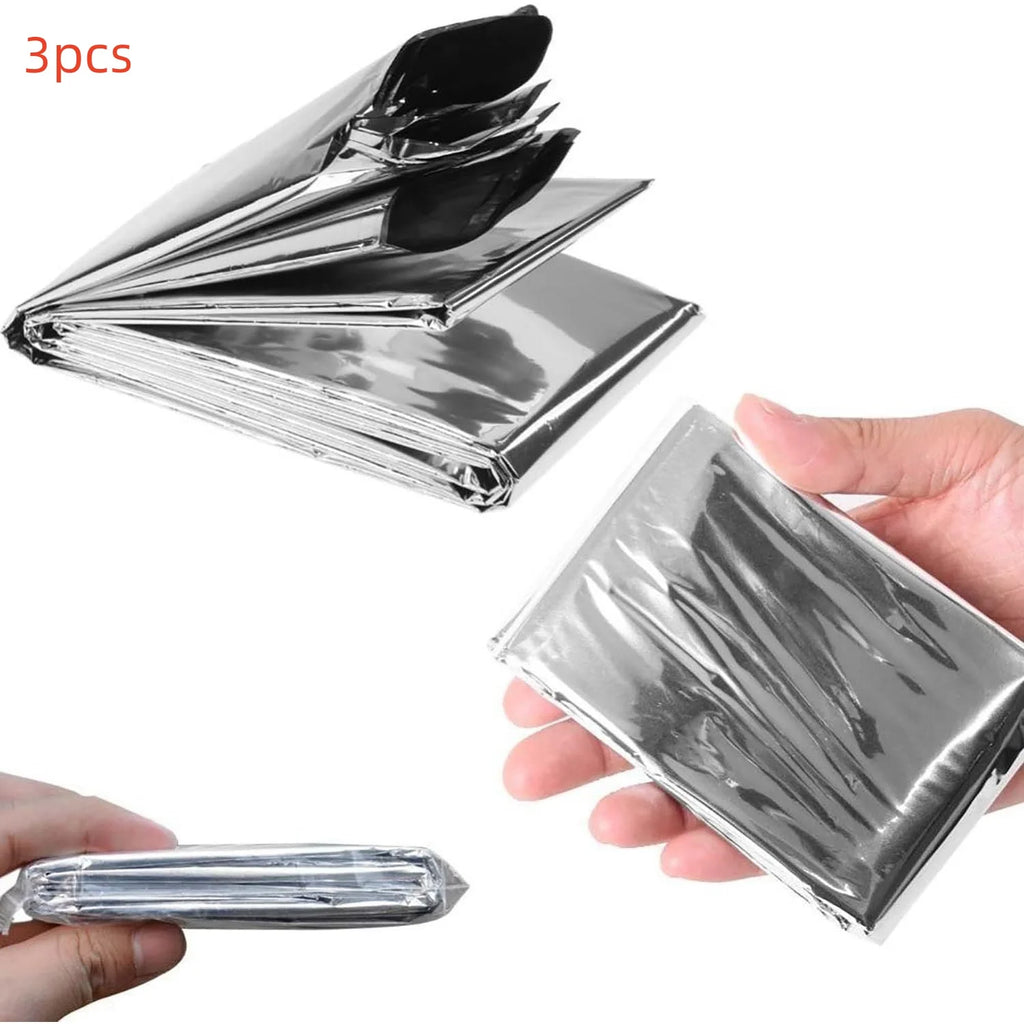 5-30Pc Outdoor Emergency Gold-Sliver Survival Blanket Waterproof First Aid Rescue Curtain Foil Thermal Military Blanket130X210Cm