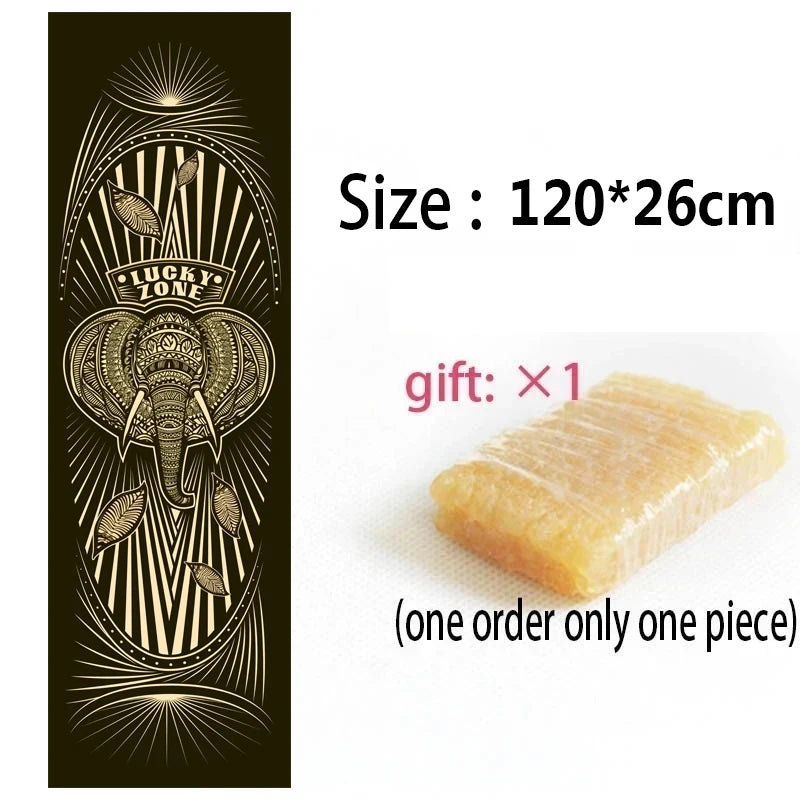 120cm Dancing Longboard Griptapes Long Board Grip Tape Skateboard Griptapes Anti-Slid Sandpaper Colorful Graphic Deck Protective