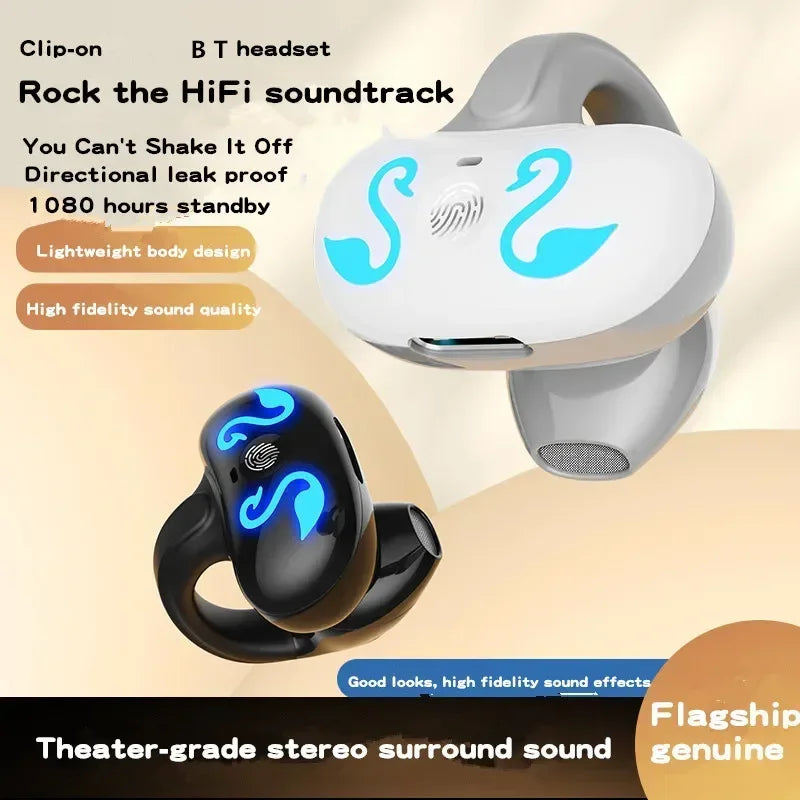 GD68 TWS Bluetooth V5.3 With Mic Wireless Headphones HiFi Stereo Long-lasting Battery Noise Reduction Sports Waterproof Headsets