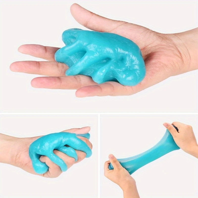 1pc Magic Gel Dust Remover, Car Interior Dust Remover - Clean Car Vents, Keyboards, And More With Ease - Perfect Car Cleaning Ac