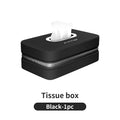 Leather Car Tissue Box Centre Console Tissue Case Accessories For Honda Civic Fit Accord Odyssey City Pilot Jazz CRV HRV