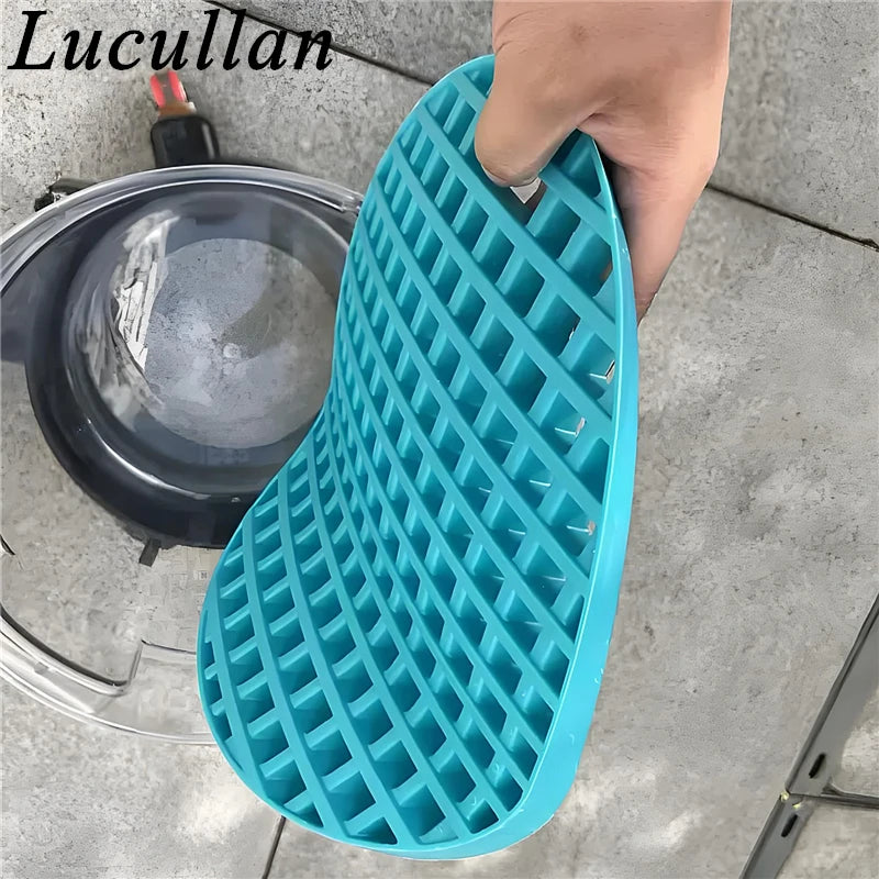 Lucullan Car Wash Bucket Insert with Washboard Car Wash Accessories Removes Dirt from Wash Mitt for Detailing