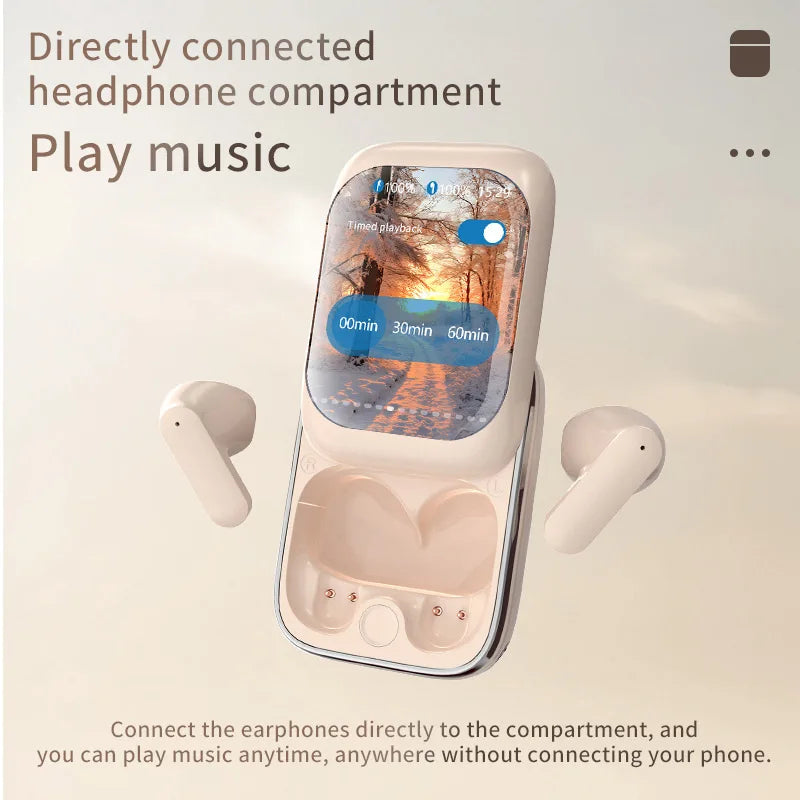 Hot Sales Touch Screen Earbuds Smart Earbuds Waterproof Wireless Earbuds Advanced Noise Cordless Earbuds Touchscreen Ear Buds