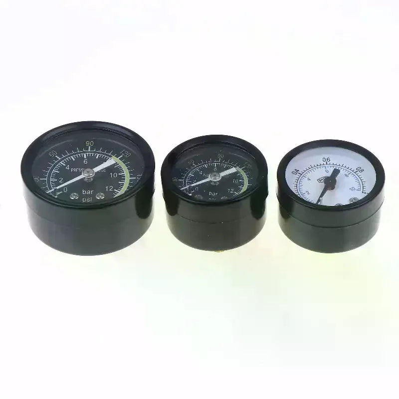 【New】1Pcs 0-25Bar 0-10Bar 0-12Bar Hydraulic Fluid Measuring Instrument Air Compressor Pressure Gauge DIY Accessories