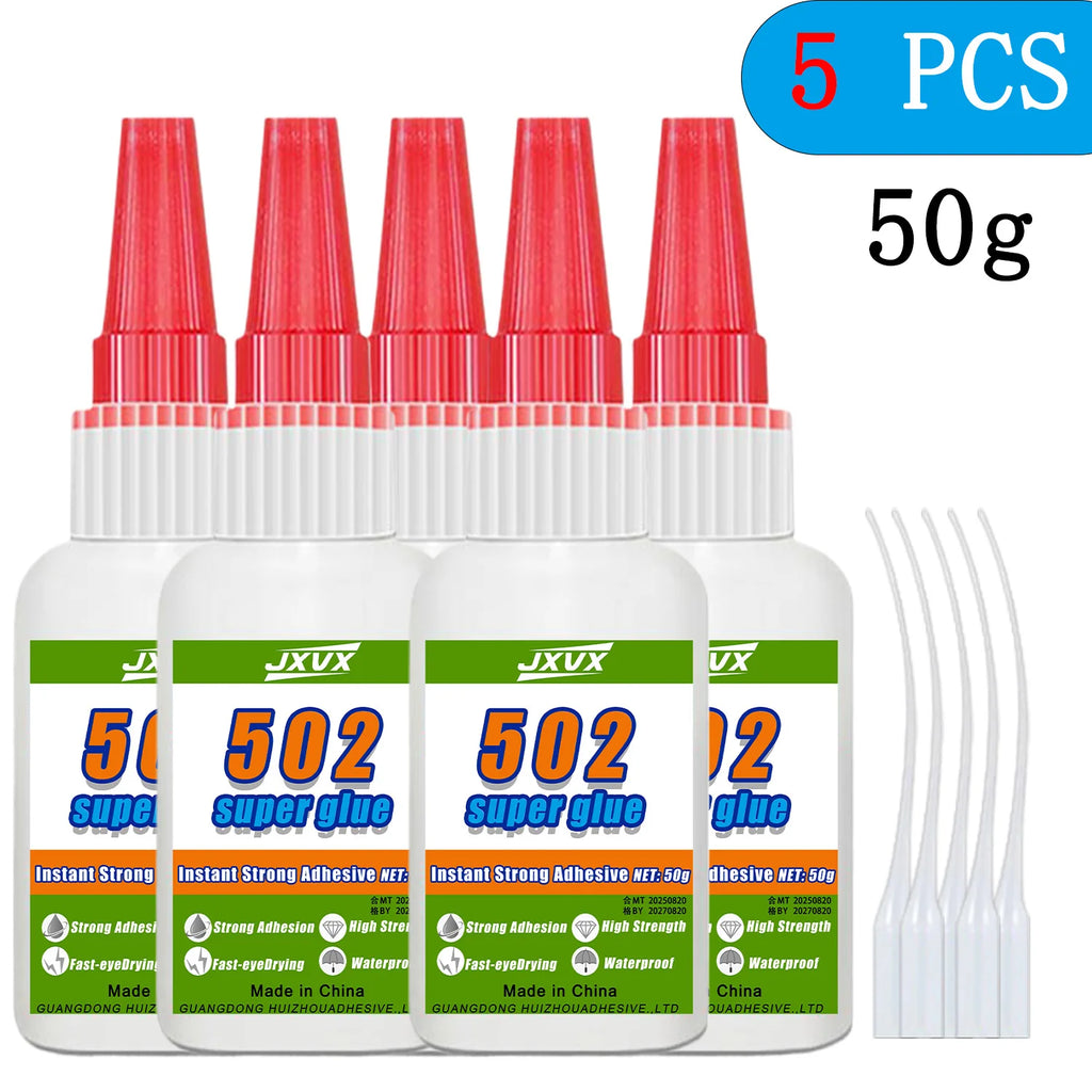 20g–50g Industrial-Grade High-Capacity Adhesive – 5S Quick-Drying, High-Strength Cyanoacrylate Adhesive – High-Strength Super Glue