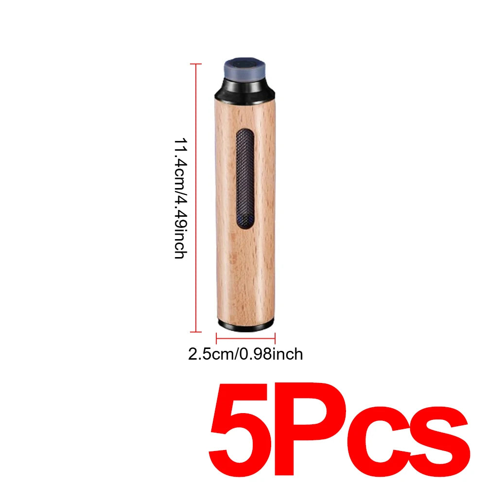 Portable Car Ashtray Easy Cleaning Splash-proof Multi-function Wooden Car Ashtray Detachable Car Office Smoking Accessories