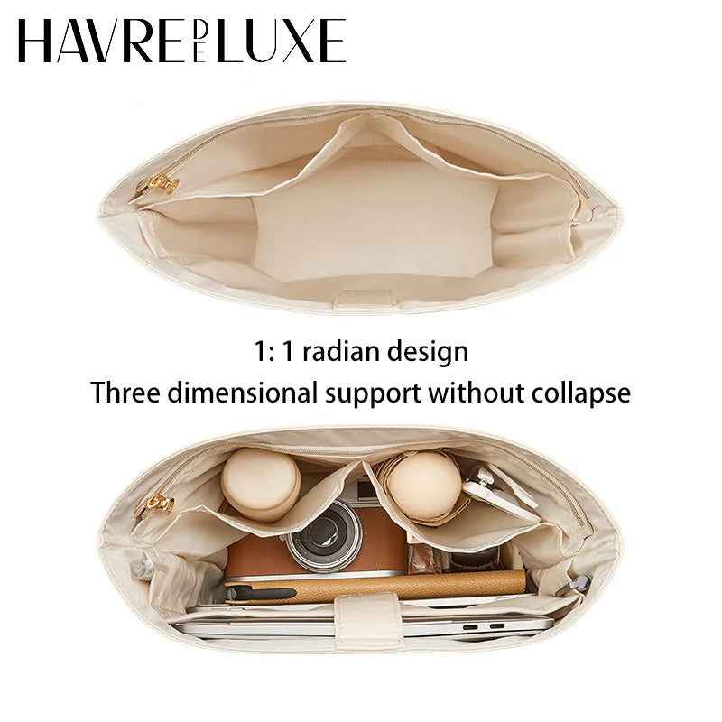Bag Organizer Insert For Longchamp Backpack Storing Computer Water Bottle Easy To Find Nylon Durable Bag Support Bag Accessories