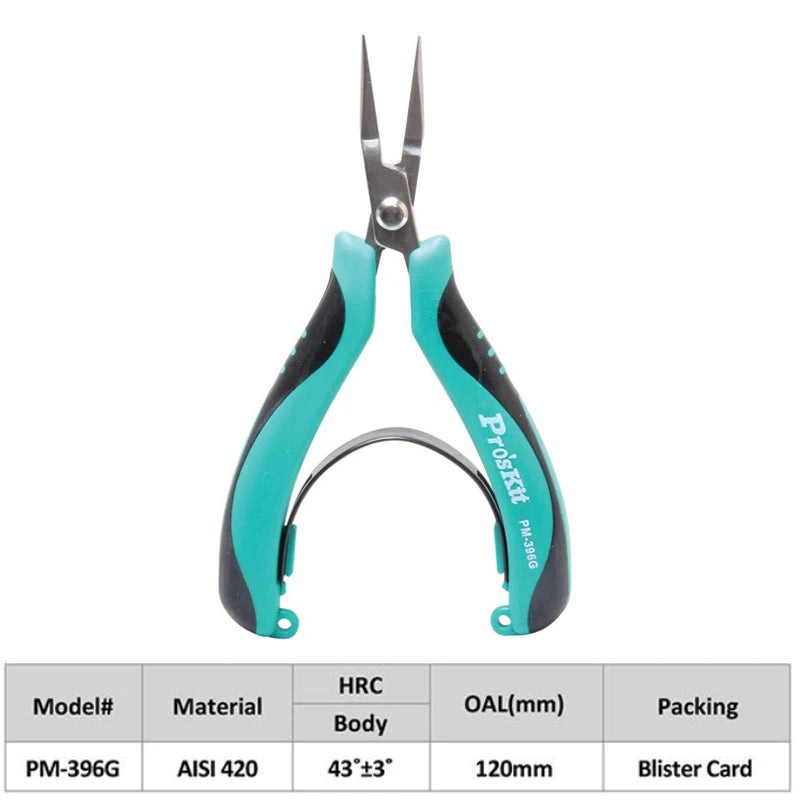 Pro'skit Stainless Steel Precision Cutting Pliers Side Cutter Suitable for Electronics Jewelry Fishing Professional Tools Pliers