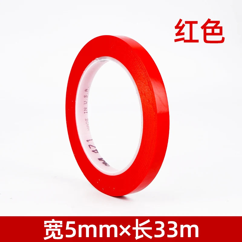 3M 471 Floor Special Adhesive Tape PVC Wear-resistant Warning Tape Waterproof Traceless Warning Area Colored Adhesive Tape