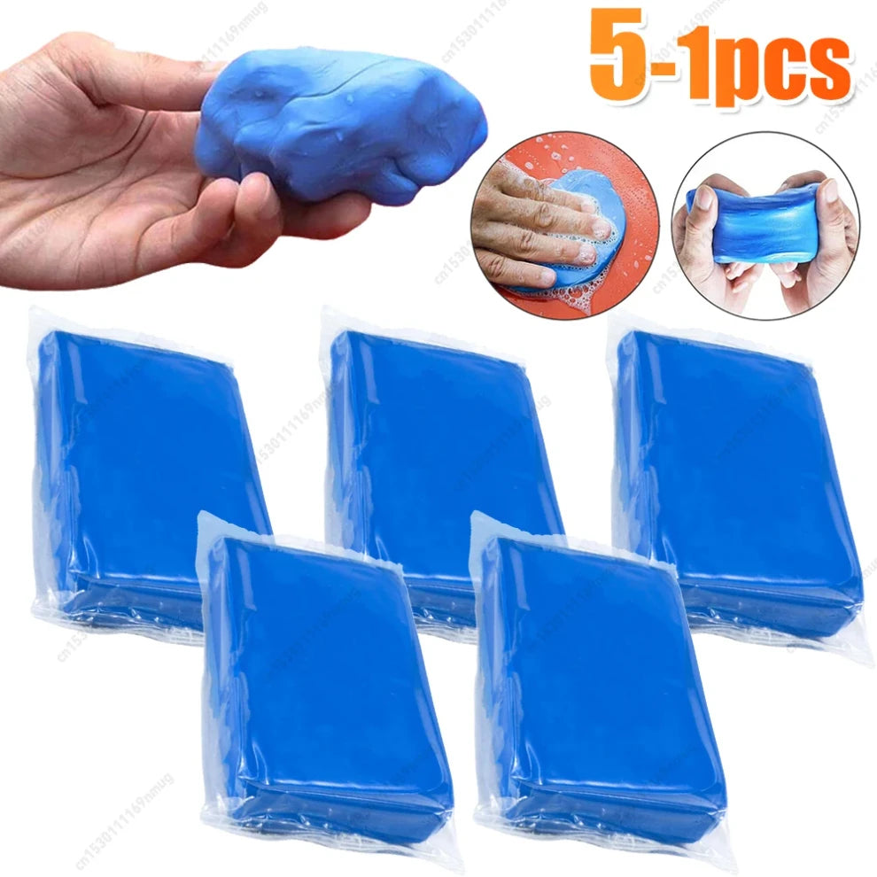 5/3/2/1Pcs Car Cleaning Clay Bar Washing Mud Car Detailing Waxing Polish Treatment Fine Grade Auto Detailing Cleaner Tool