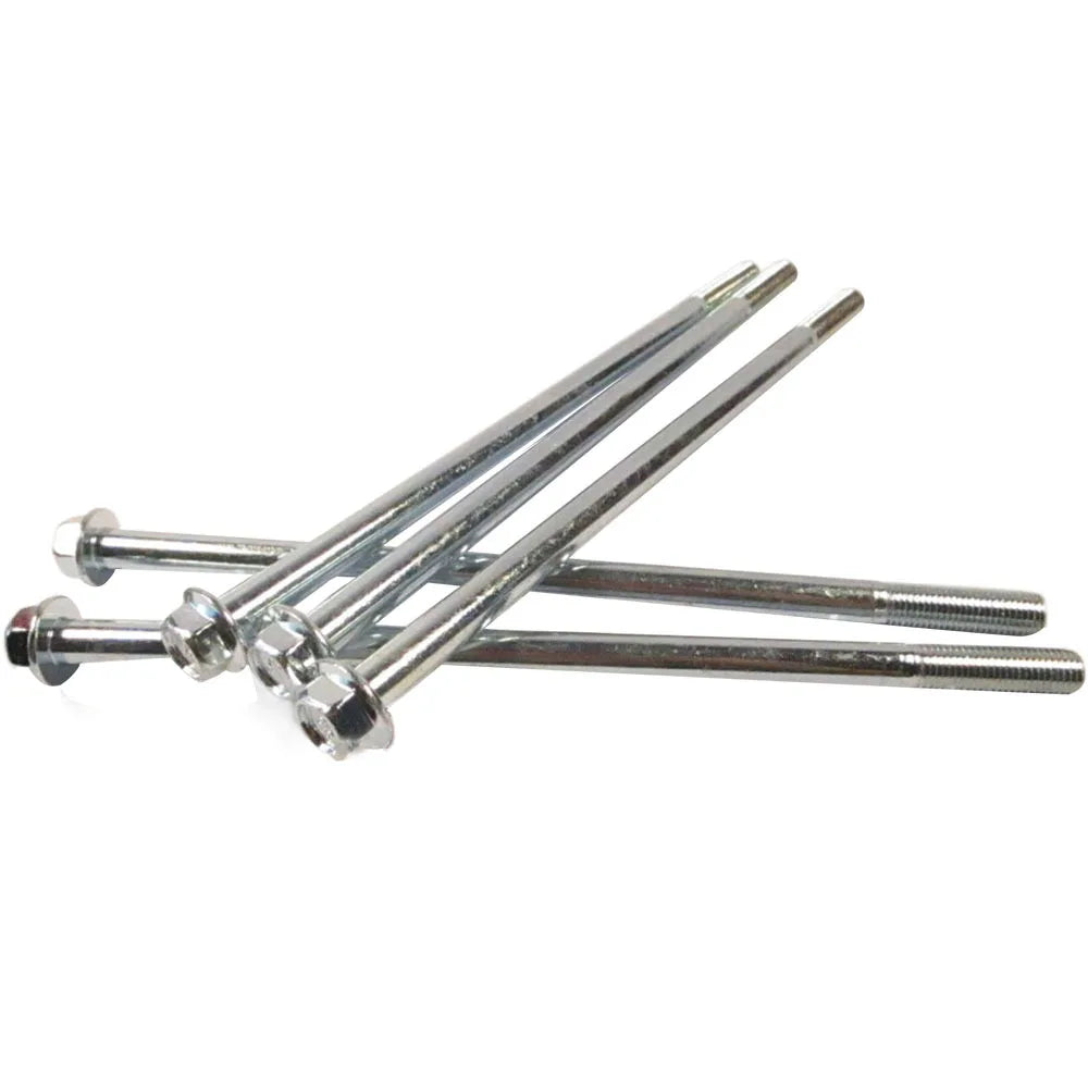 M10x200mm/210mm/220mm/230mm/240mm/250mm/260mm/280mm Wheel Axle Bolt 10mm Metal Stud Hardware for Motorcycle E-Bike Scooter ATV