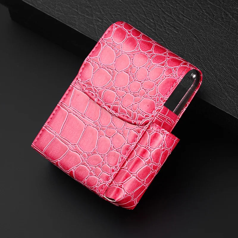 Pocket Leather Cigarette case Lighter bag box Storage Organizer Smoking Tools Accessories Waterproof cigar Man Birthday Gift