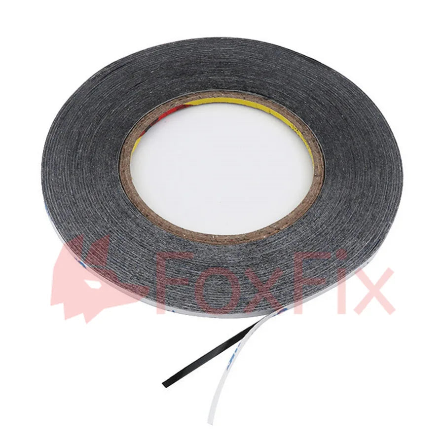 50M Repair Double Side Tape Black Sticker Double Sided Adhesive Tape Fix For Cellphone Mobile Phone Touch Screen LCD 1mm 2mm 5mm