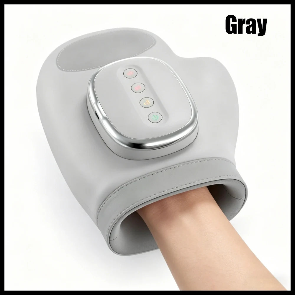 Hand Massager with Airbag Compression Finger Wrist Palm Massage Machine Vibration Glove for Hand Muscle Relax Gift for Men Women