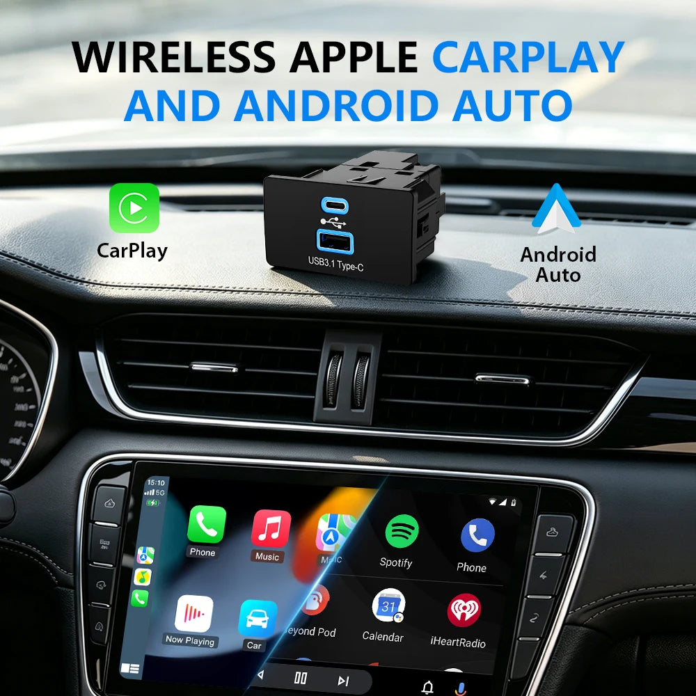 Sync3 Upgrade USB+Type-C Dual Multimedia Interface Module V3.4 Only For Ford EDGE F-150 F-250 F-350 Explorer HC3Z-19A387-B -D