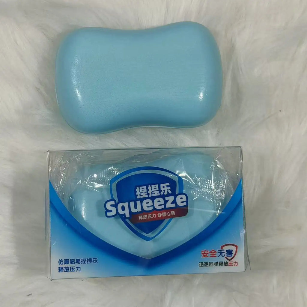 Soap Ball Squishy Soap Stress Ball Fidget Toy Crunchy Squeeze Ball Round Blocks Filled ASMR Anti Stress Toys for Adults