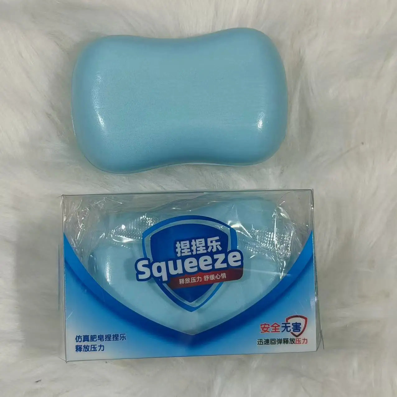 Soap Ball Squishy Soap Stress Ball Fidget Toy Crunchy Squeeze Ball Round Blocks Filled ASMR Anti Stress Toys for Adults
